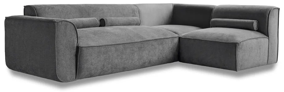 Сив ъглов диван (десен ъгъл) Flex Felix – Miuform