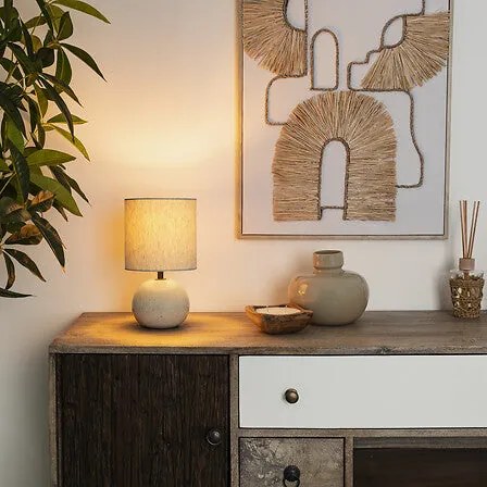 Нощна лампа atmosphera Gaia, 28 cm, Керамика - Кафяв