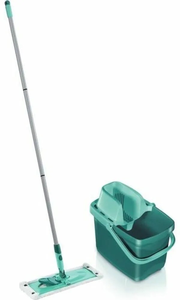 Mop with Bucket Leifheit Combi Clean M Зелен Метал Пластмаса