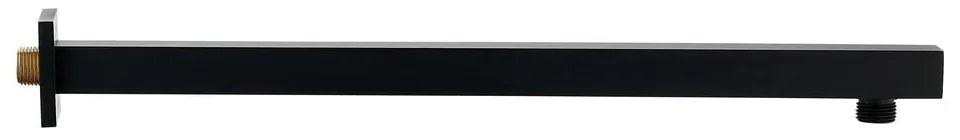 Матово черна месингова част за свързване към душ – Sapho