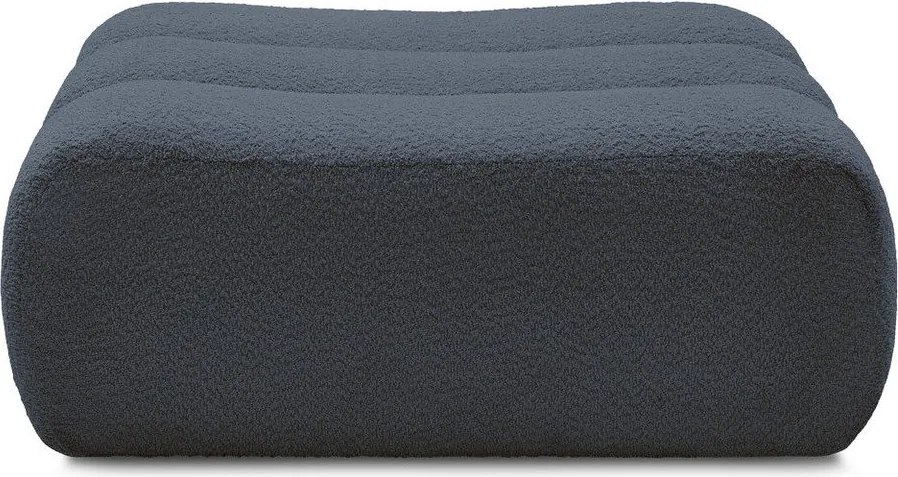 Тъмносиня табуретка от прежда с примки от букле Azra – Bobochic Paris