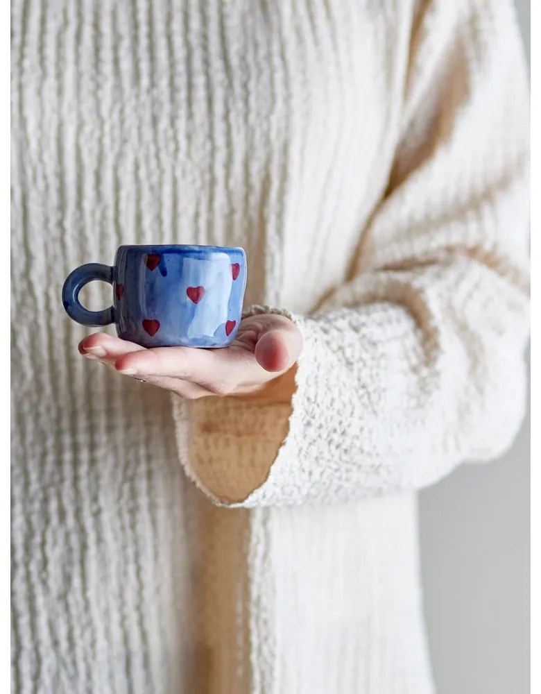 Синя керамична детска чаша 115 ml Nini – Bloomingville Mini