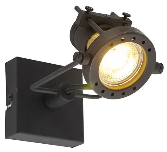 Интелигентен прожектор черен с WiFi GU10 - Suplux