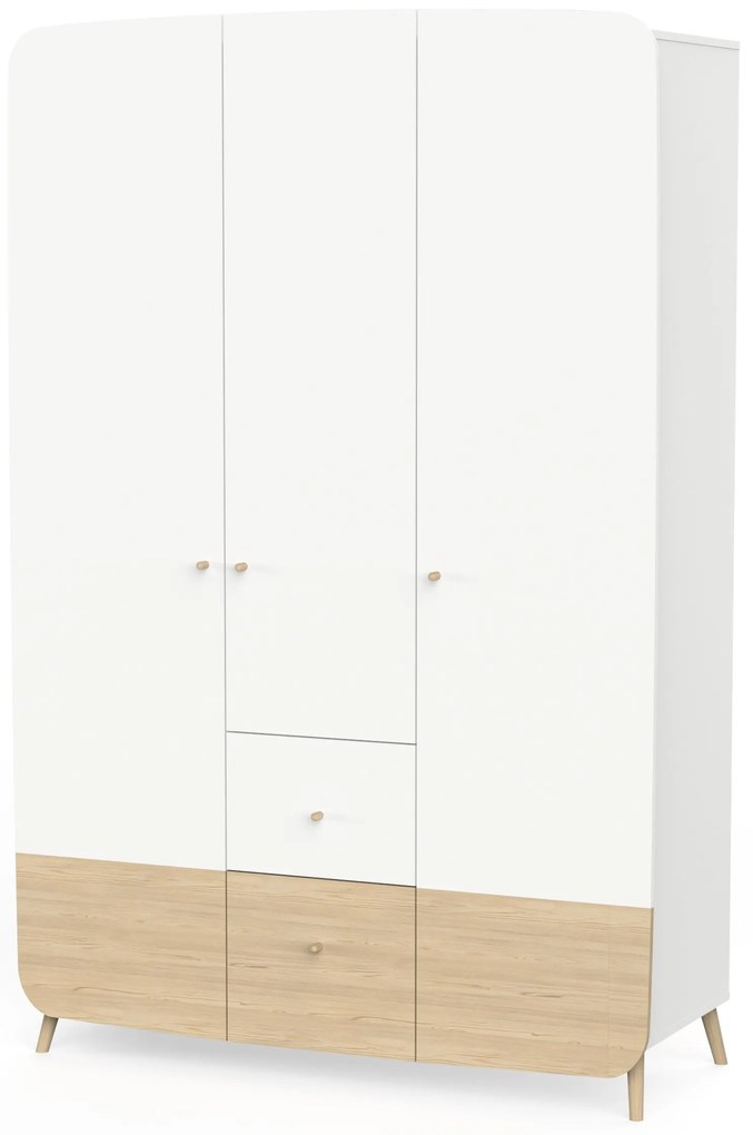 Гардероб Firma 3 врати-Leuko