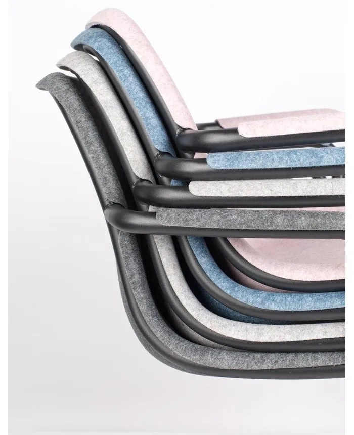 Светлорозови трапезни столове в комплект от 2 броя Thirsty - Zuiver