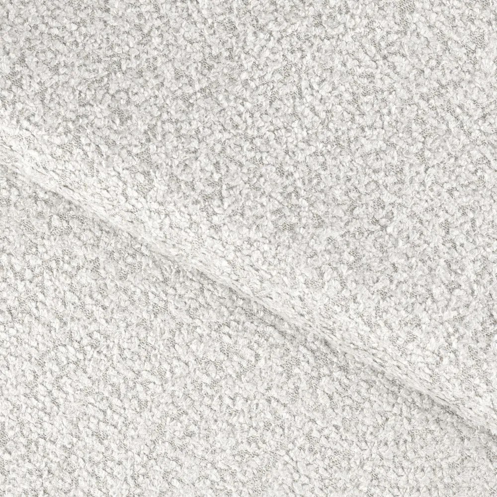 Кремав сгъваем/с място за съхранение диван от прежда с примки от букле ляв ъгъл 223 cm Fabillo – ELTAP