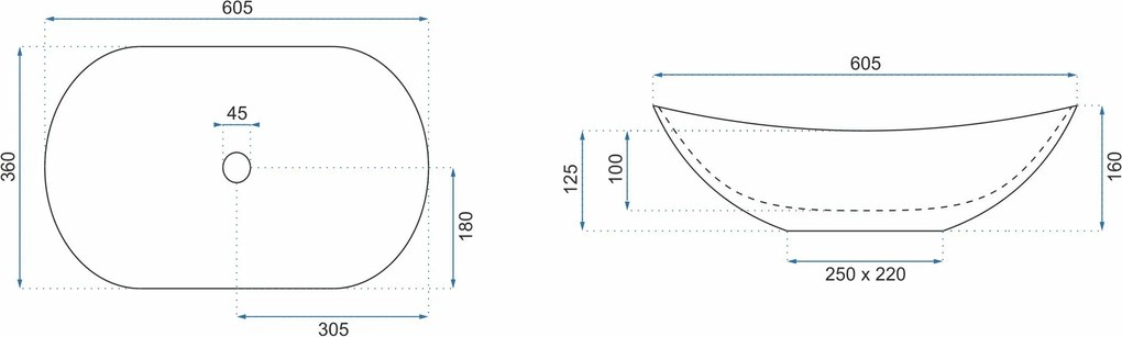 Умивалник за плот Rea Royal Lava Mat