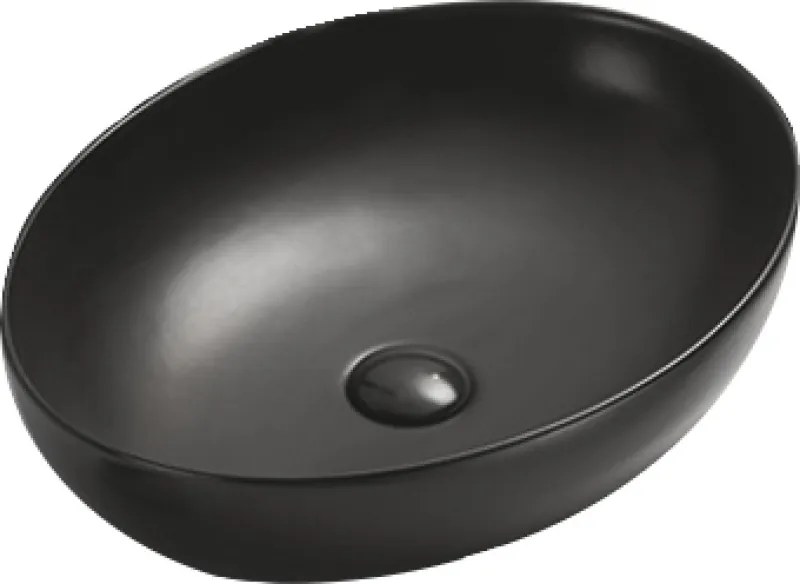 Mexen Jowita мивка тип купа 52 x 39 см, черен мат - 21355285