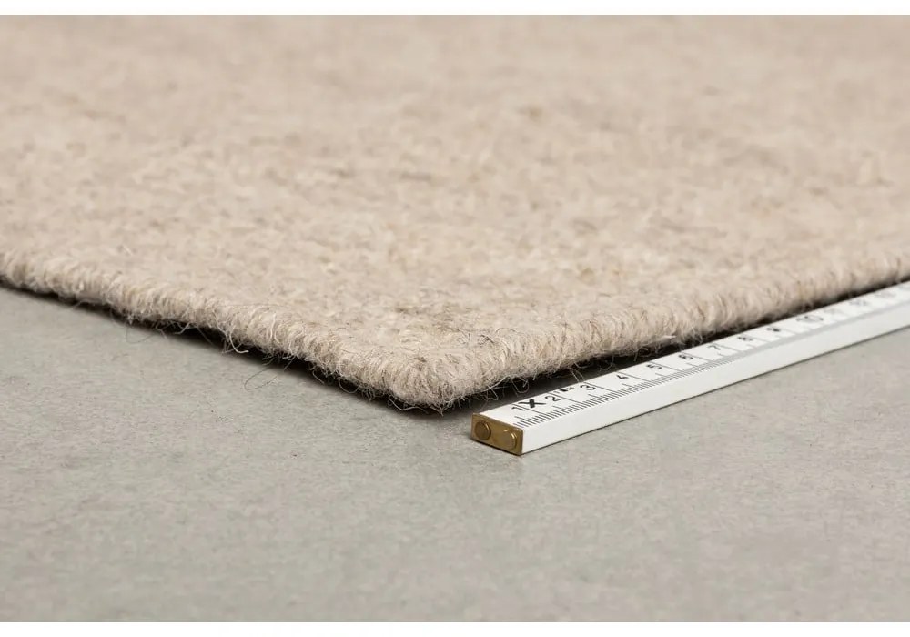 Кафяв/бежов вълнен килим 200x300 cm Briton – Dutchbone