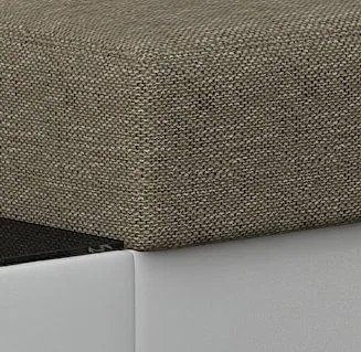 Ъгъл диван Nero-Left-White - beige