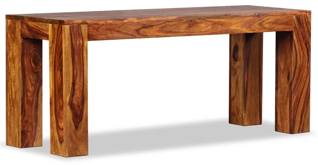 244352 vidaXL Пейка, акациева дървесина масив, 110х35х45 см