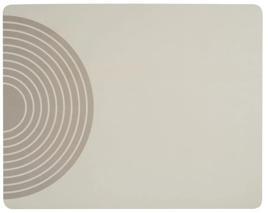 Бежова гумена тавичка за оттичане за съдовете 50x40 cm Dima – Wenko