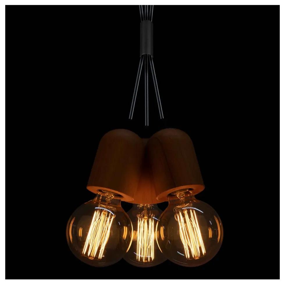 Висяща лампа в черен/естествен цвят Tahiti - Squid Lighting