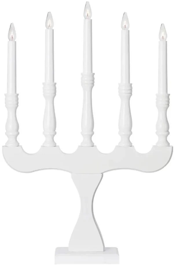 Markslöjd 706278 - Коледен свещник SVANEHOLM 5xE10/3W/230V бор/бял