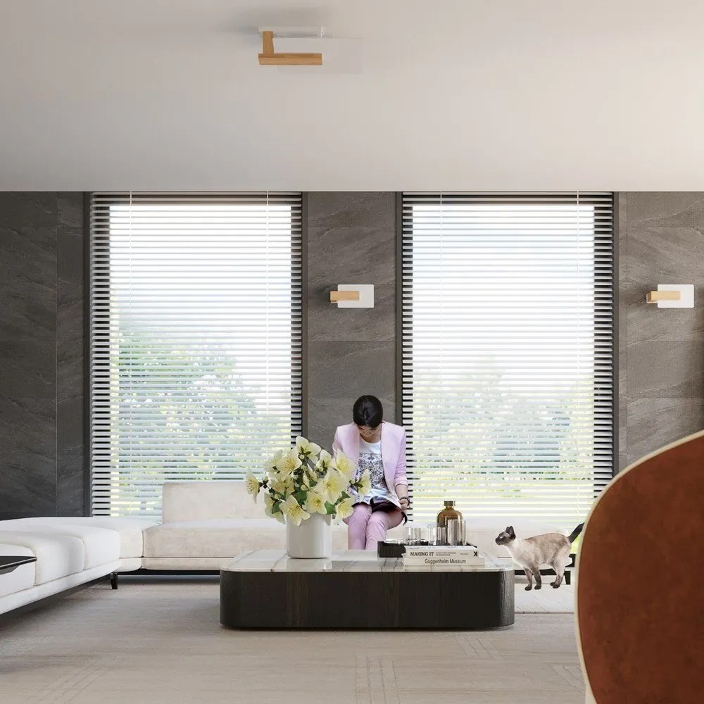 Стенна лампа в естествен цвят Parola - Sollux