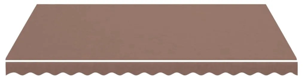 Резервно платнище за тенти, кафяво, 4x3 м