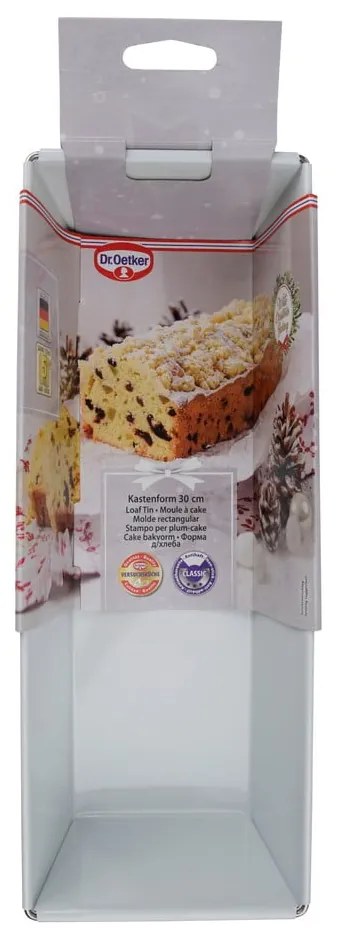Стоманена форма за епископски хляб, 35,5 x 12 cm White Christmas Baking - Dr. Oetker