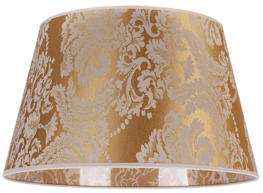 Duolla - Абажур за настолна лампа CONE M E27 пр. 28 см златен