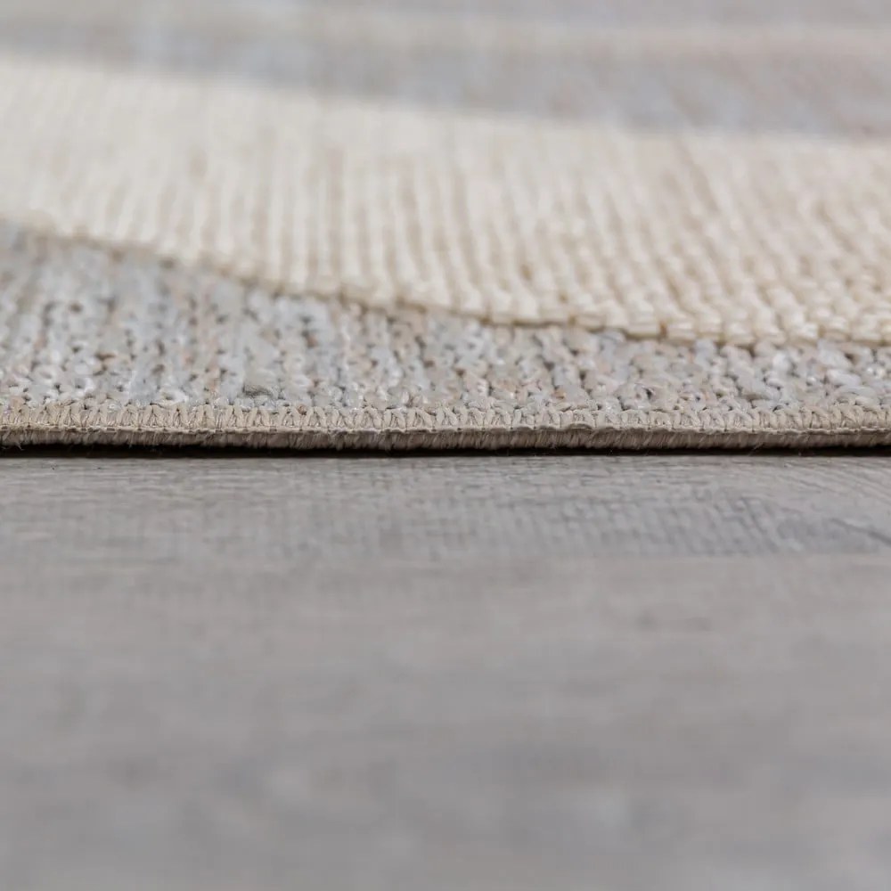 Сив килим подходящ за пране 160x223 cm Calder – Flair Rugs