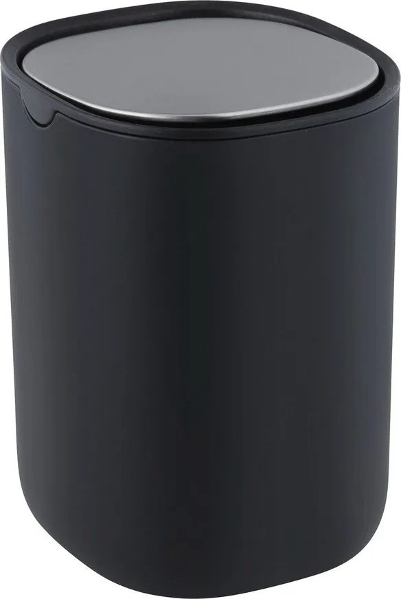 Черно пластмасово кошче за боклук 1,5 l Frini – Wenko