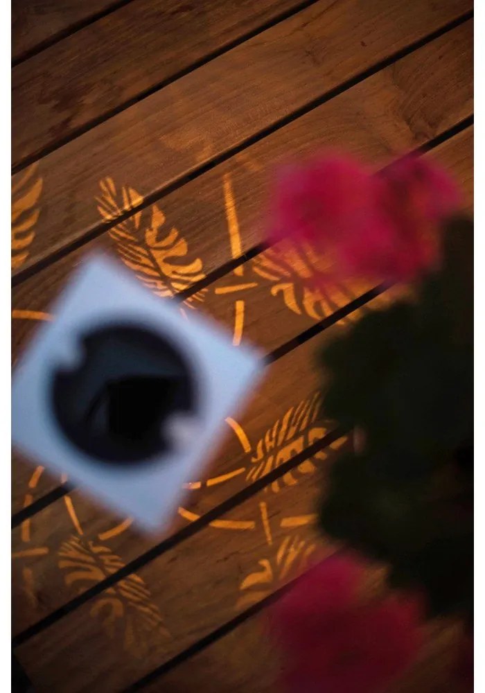 Бяла метална слънчева LED светлина декорация Albaleaf - Star Trading