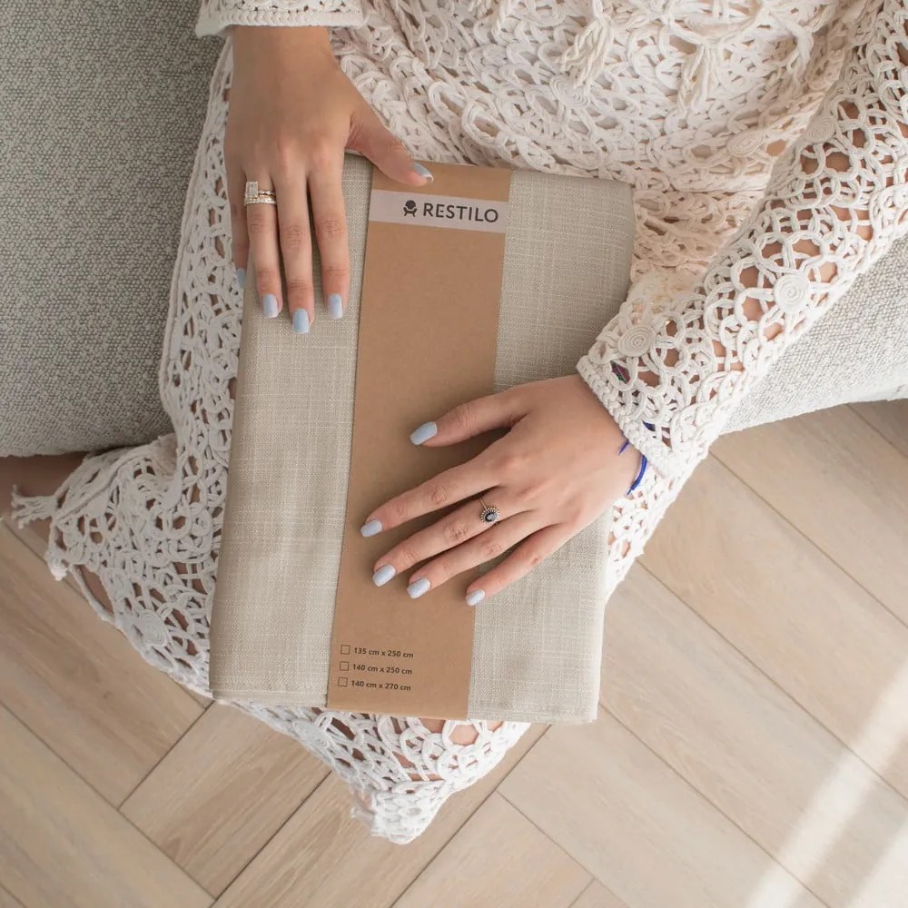 Бежово перде 140x250 cm Valeta – Restilo