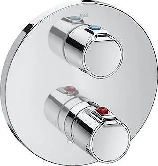 Вграден термостатичен смесител за вана-душ с превключвател-регулатор на струята