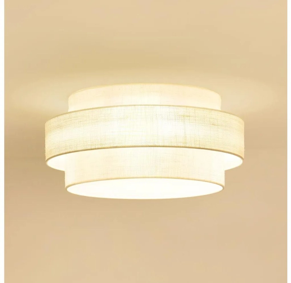 Brilagi - LED таванно осветление SPACE YUTE 12W/230V, Ø 50 см, кремаво