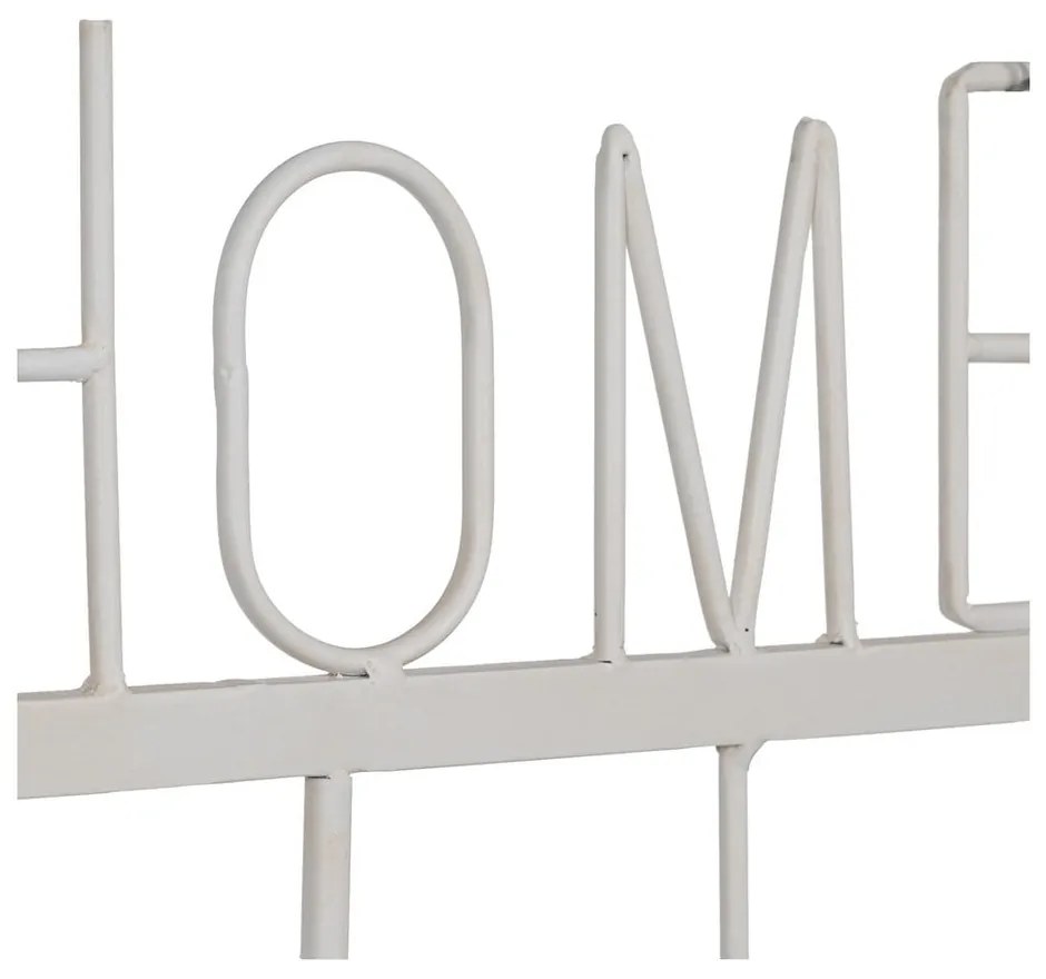 Бяла метална стенна закачалка Home – Ixia