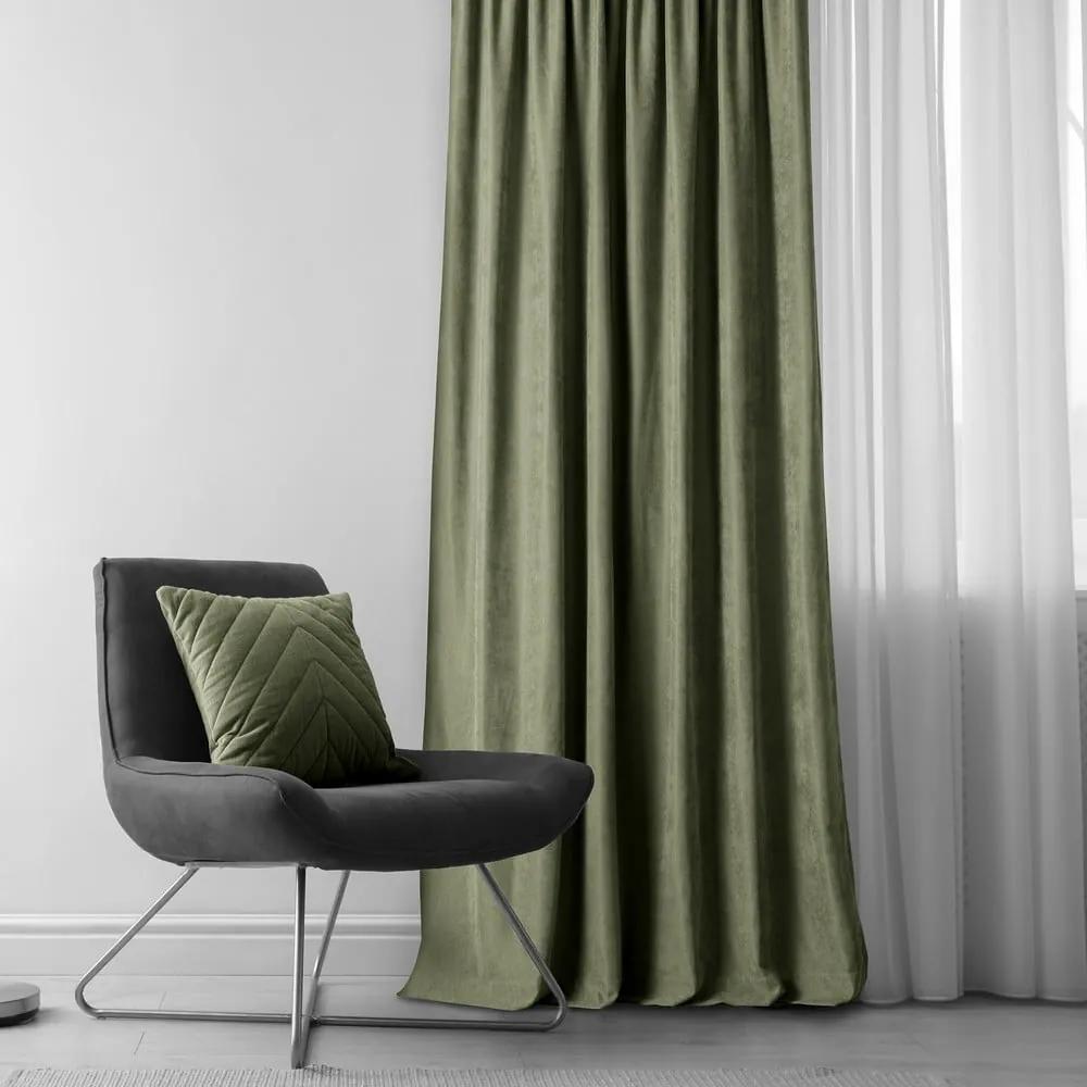 Завеса в зелен цвят 140x300 cm Milana - Homede
