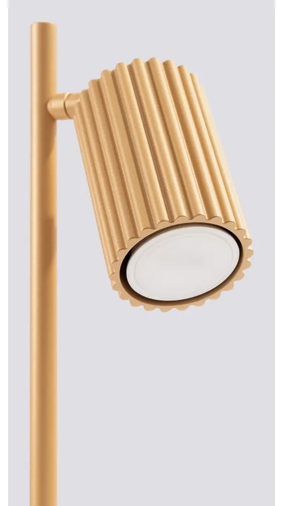 Настолна лампа в златист цвят (височина 43 cm) Gleam – Sollux