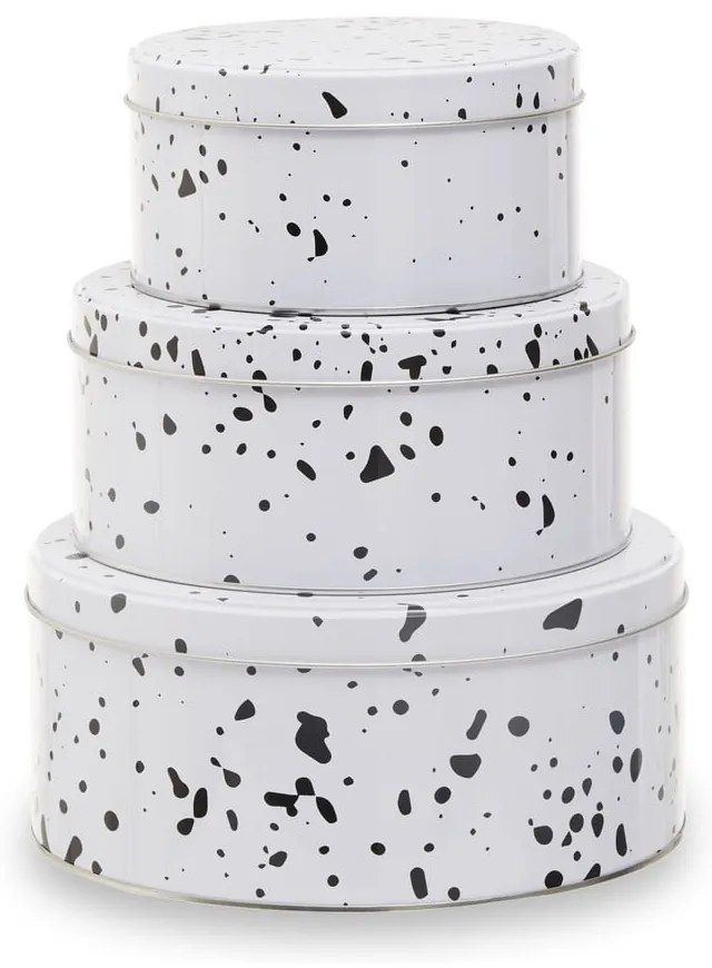 Метални кутии в комплект 3 бр. за торти Speckled – Premier Housewares