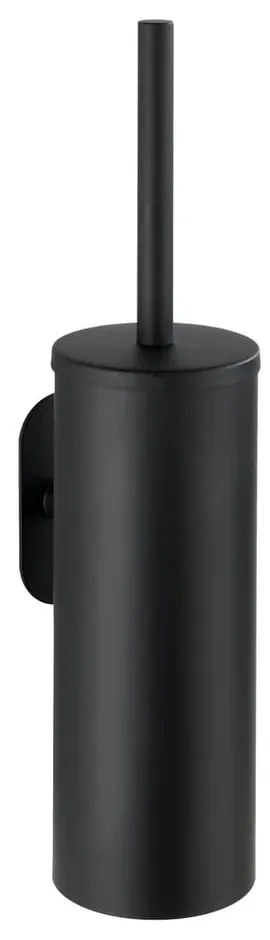 Матово черен комплект самозалепващи аксесоари за баня от неръждаема стомана Orea - Wenko