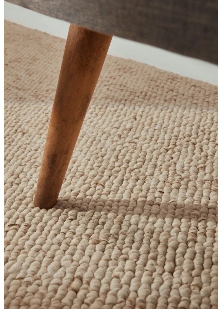 Кремава пътека подходяща за пране 80x240 cm Rocco Cream – Elle Decoration