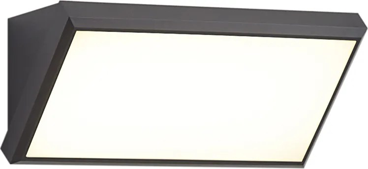 Модерна външна стенна лампа тъмно сива с LED IP65 със сензор за движение - Marek