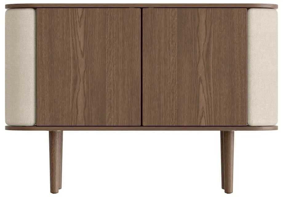 Нисък дъбов скрин в кафяво-бежово 109x75 cm Treasures - UMAGE