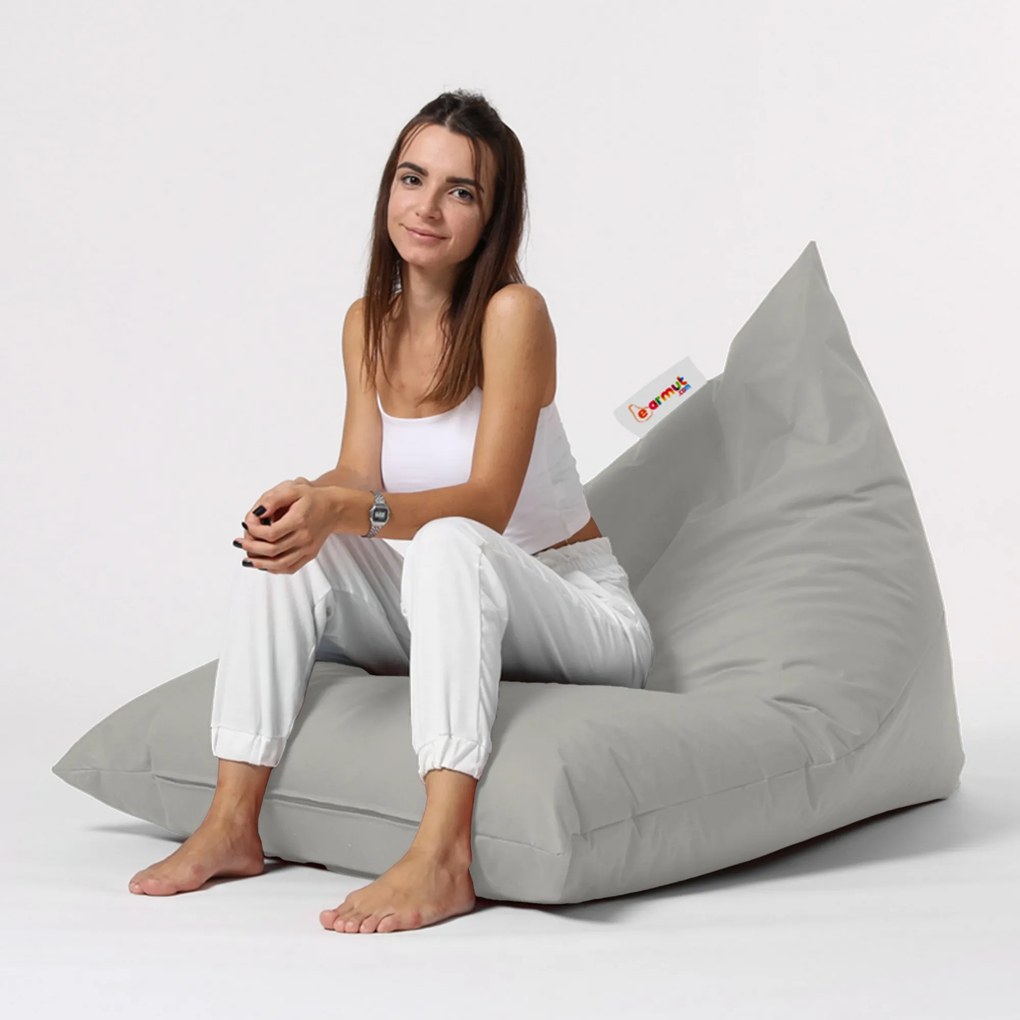 Градински пуф Pyramid Big Bed Pouf, цвят Сив