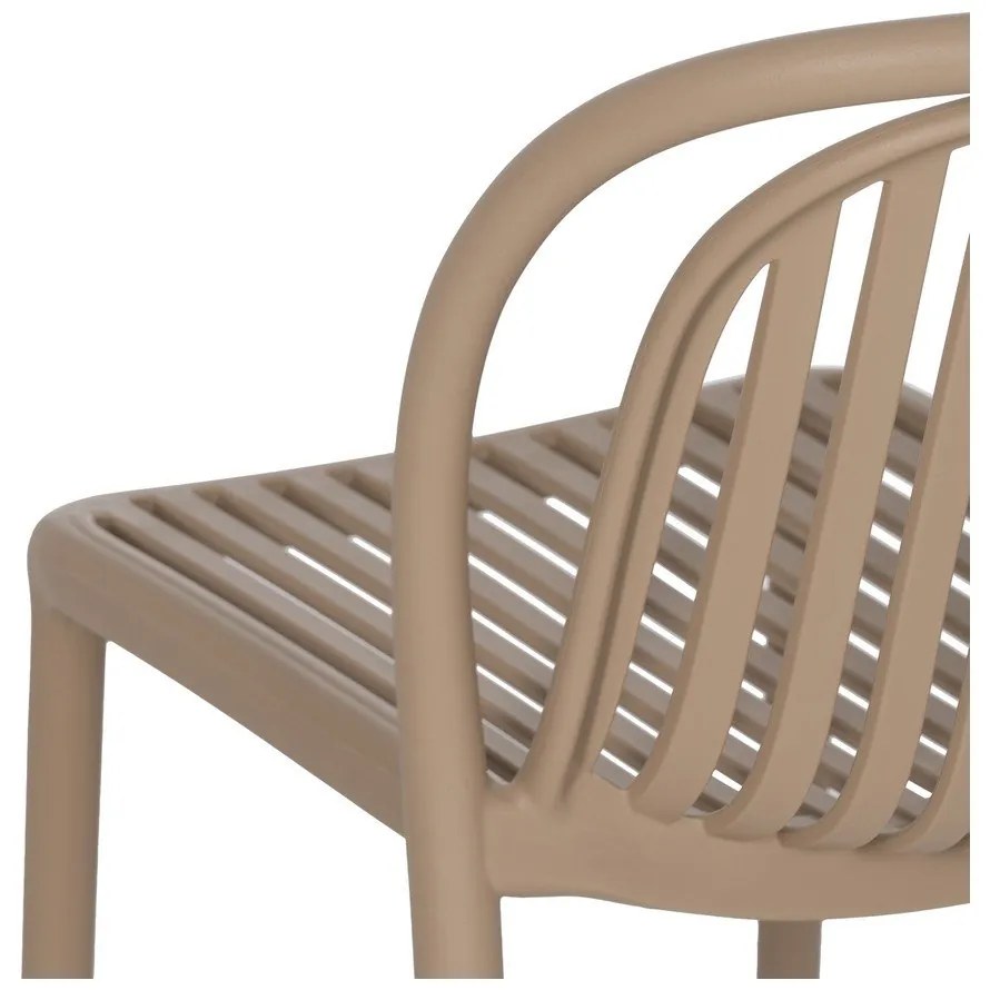 Бежов пластмасов трапезен стол Alia – Ixia