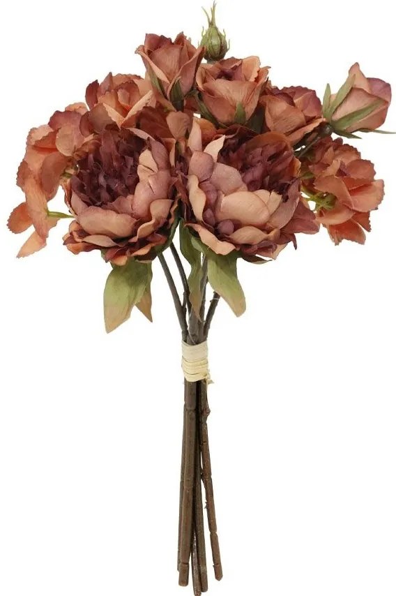 Декоративни цветя Peony в букет - Sapio milo (12 τεμάχια)