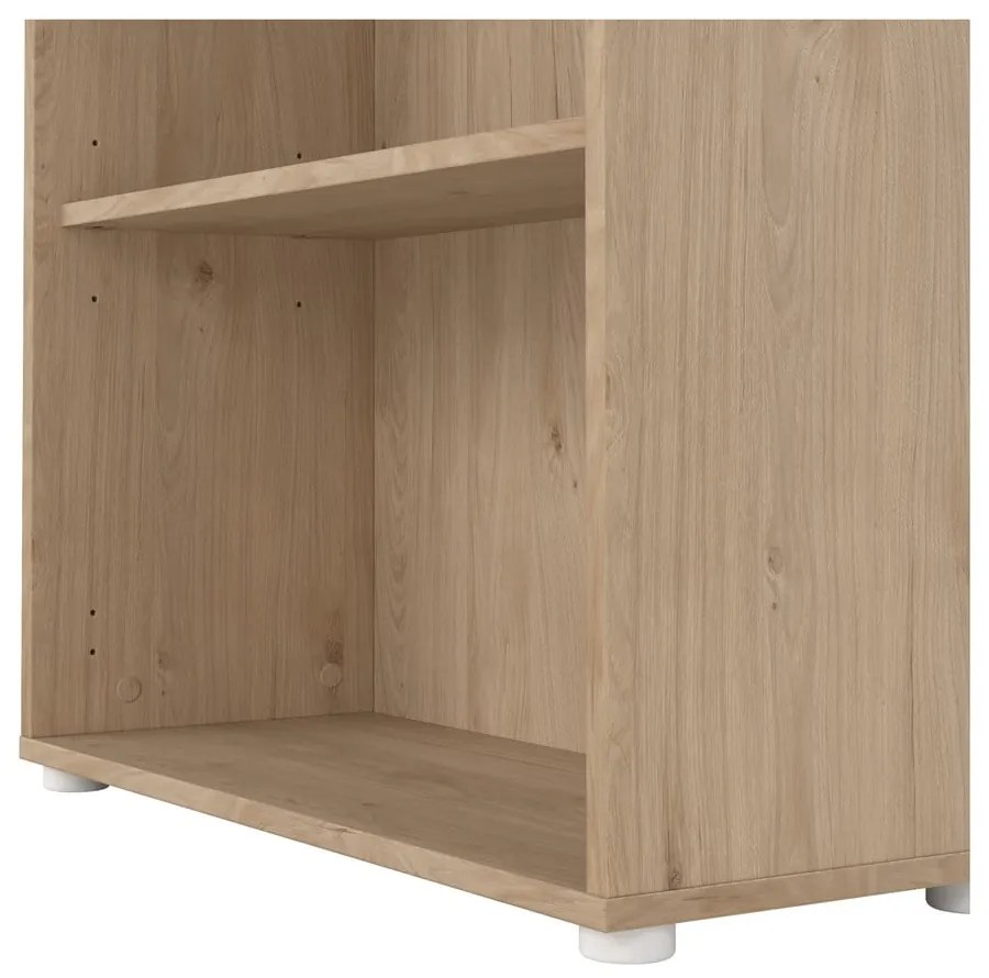 Етажерка за книги в дъбов декор в естествен цвят 80x124 cm Sign - Tvilum