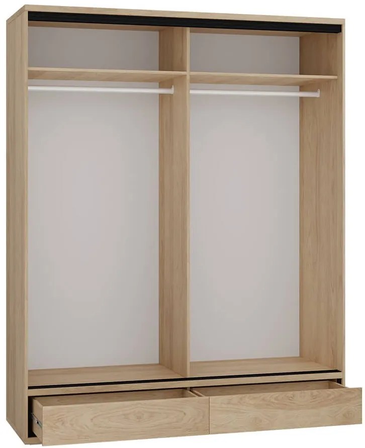 Гардероб Mediolan плъзгащи-Natural