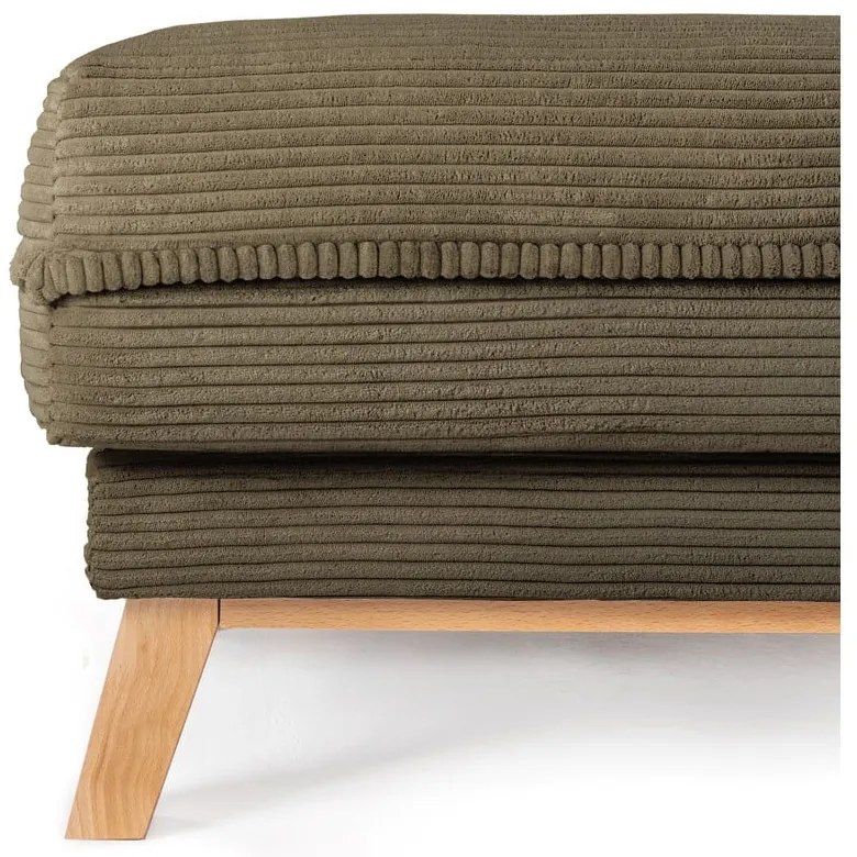 Зелена табуретка от рипсено кадифе Tori – Bonami Selection