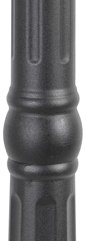 Селска външна лампа черна IP44 - New Orleans 3