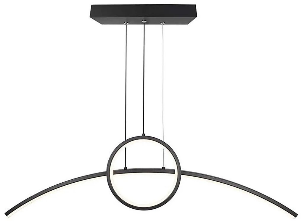 LED Пендел LED/30W/230V 4000K 88 см черен