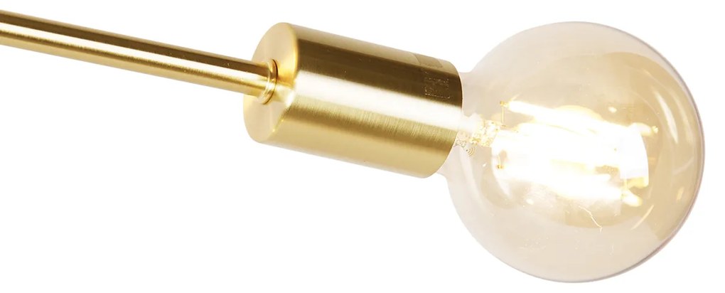 Интелигентна висяща лампа месинг 6-светлина с Wi-Fi G95 - Sydney