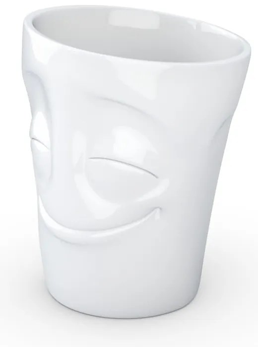 Бяла порцеланова чаша с дръжка , обем 350 ml - 58products