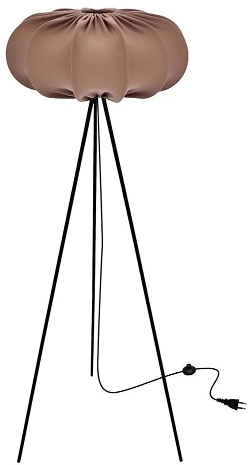 Подова лампа CAFEE 1xE27/40W/230V кафява/черна