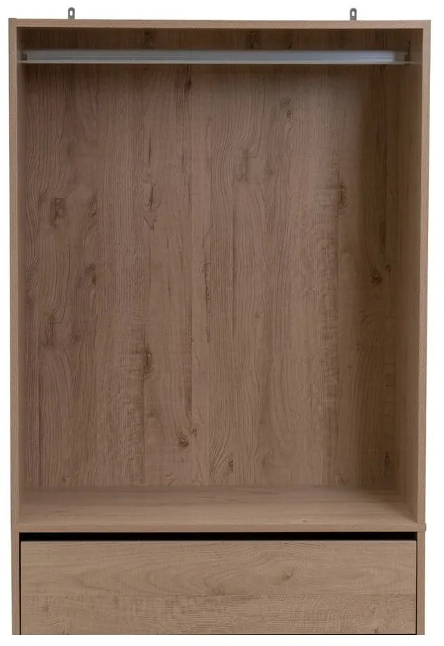 Отворен модулен шкаф от декор от дъб в естествен цвят 80x180x45 cm Modular – Casa Selección