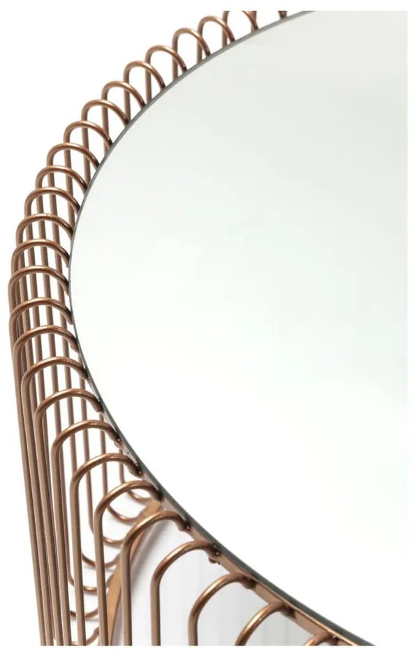 Кръгли масички за кафе в комплект 2 бр. в меден цвят ø 69,5 cm Wire Big – Kare Design