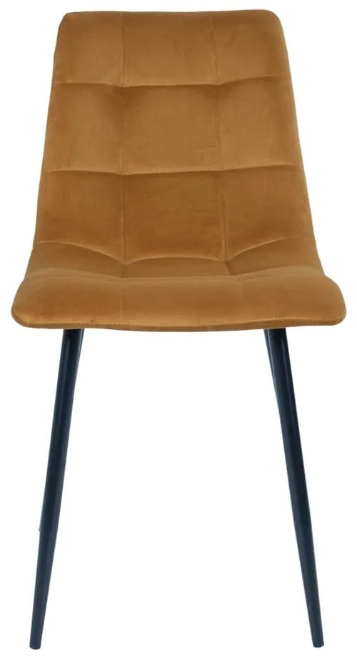 Жълти тапицирани трапезни столове в комплект 2 бр. Middelfart – House Nordic